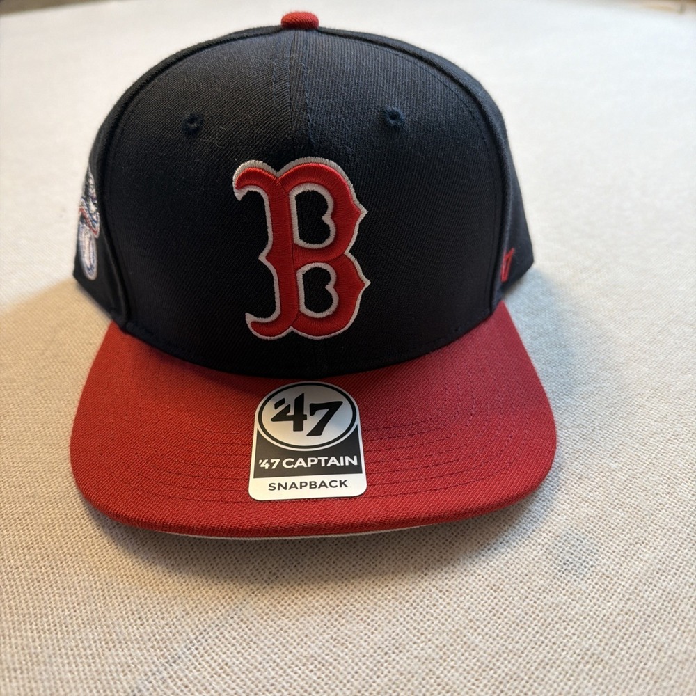 59Fifty Navy MLB Boston Red Sox Official On Field Cap Size Adjustable  Logo OSFA